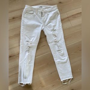 Ana white ankle skinny jeans size 4
